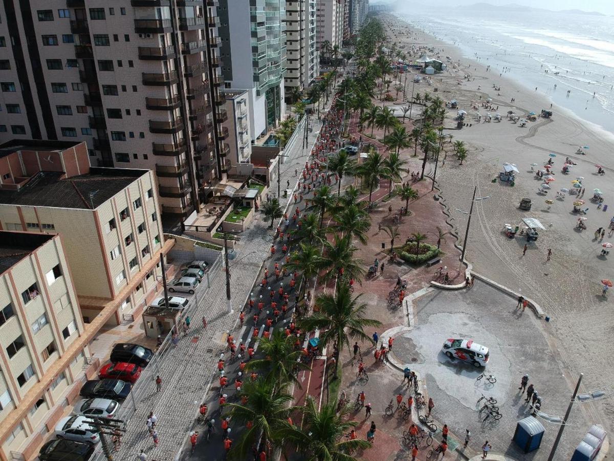 Apartamento De Frente O Mar Praia Grande Hotel Solemar Kültér fotó